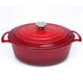 Wholesale oval enamel cookware set enamel Cast Iron Casserole Cooking Pot